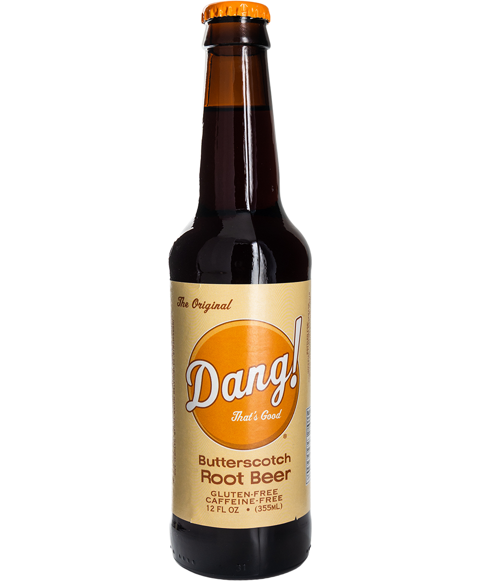 bottle of dang! butterscotch root beer
