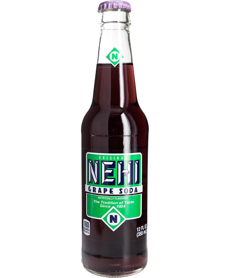 bottle of nehi grape soda