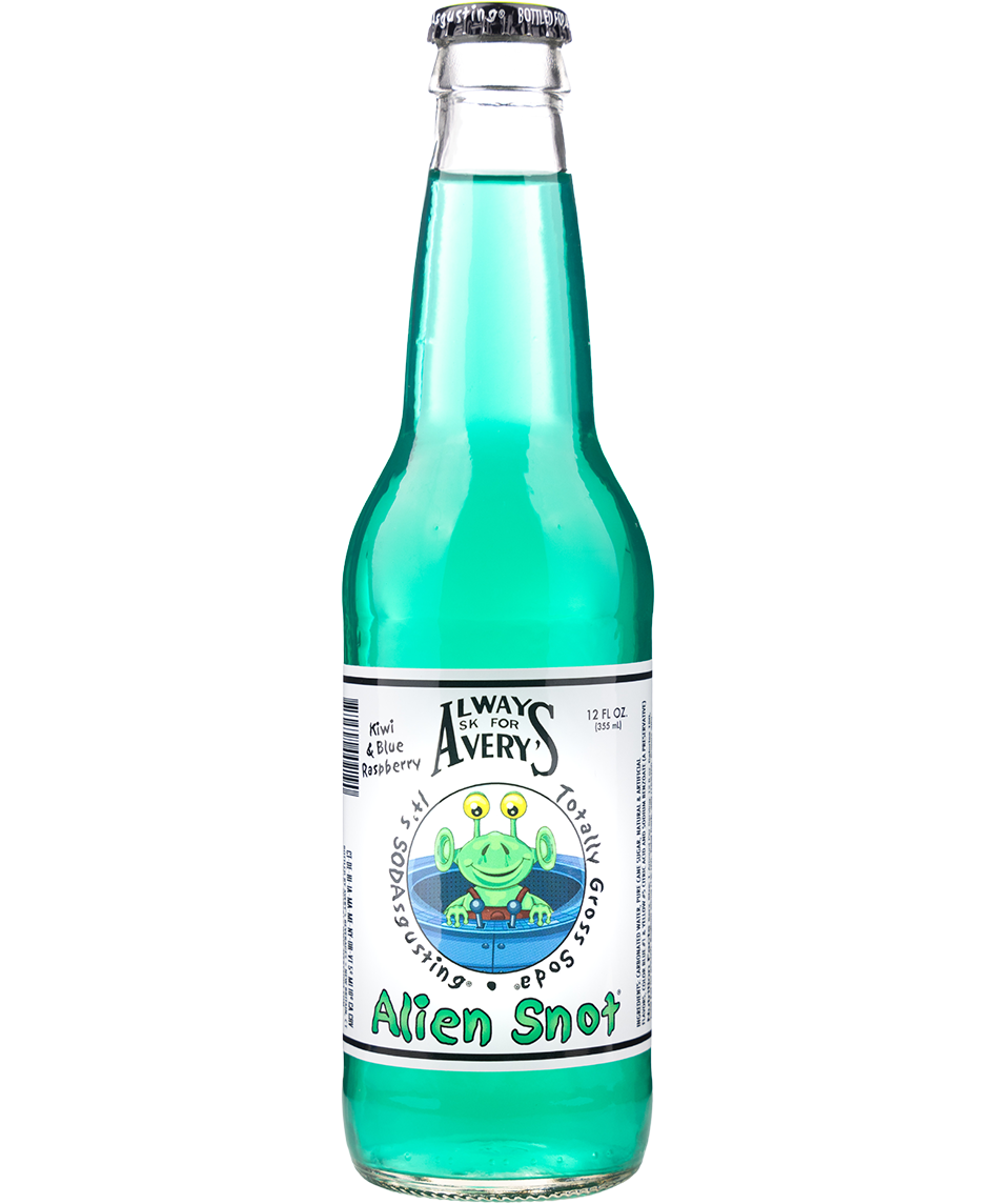 averys_totally_gross_soda_alien_snot_kiwi_blue_raspberry_soda_bottle
