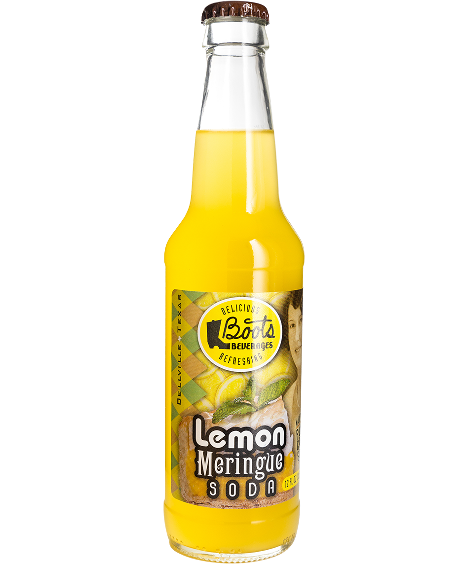 bottle of boots lemon meringue soda