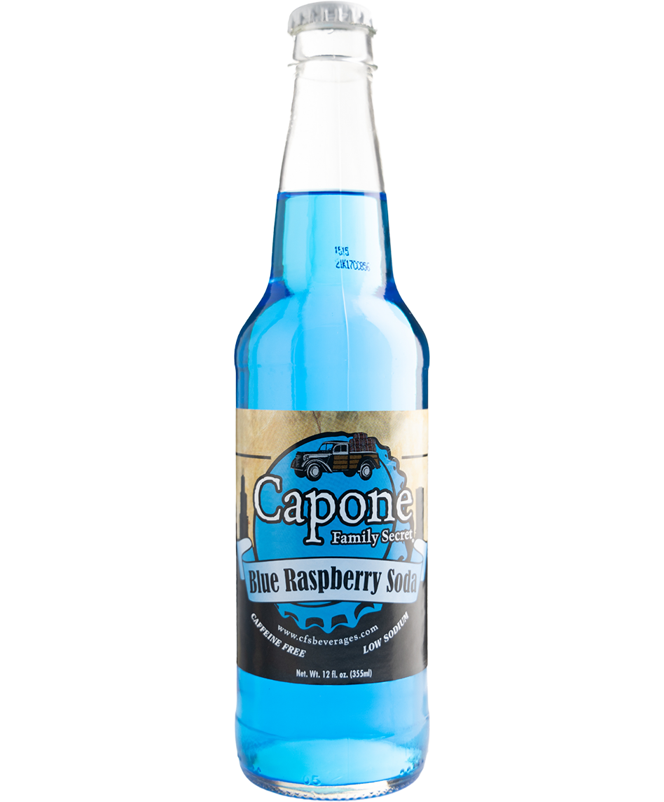 Deep Blue Mystery | Get Your 12-Pack Capone Blue Raspberry Soda ...