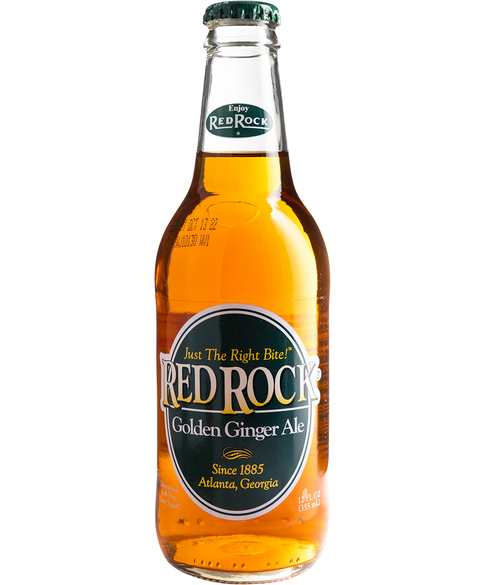 red rock ginger ale with cane sugar