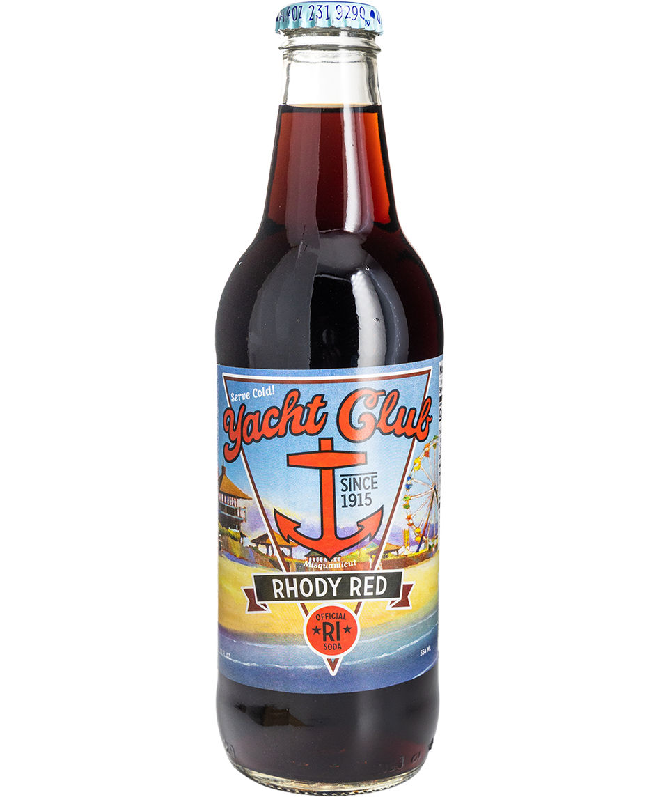 yacht club rhody red soda with cane sugar